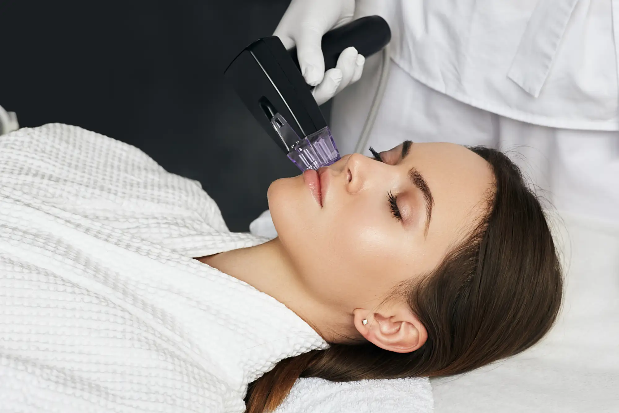 Women Receiving both Morpheus8 Vs Microneedling treatments in Tampa, FL